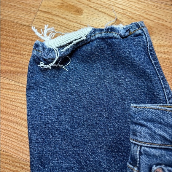 Agolde Riley High Rise Straight Crop (Stretch) Jeans - Picture 4 of 9